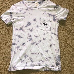 PINK Victoria's Secret Tops - VS/Pink Tie Dye T-Shirt PINK Victoria's Secret Tops - VS/Pink Tie Dye T-Shirt